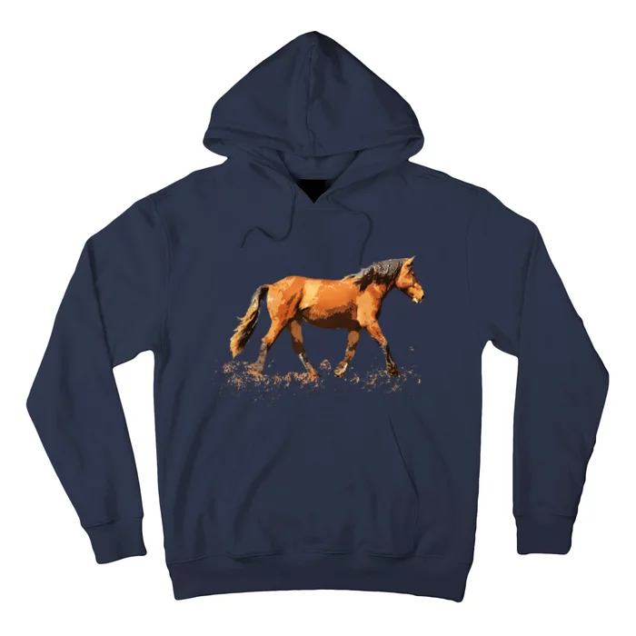 Horse Lover Man Woman Girl Loves Horses Gift Rider Riding Hoodie