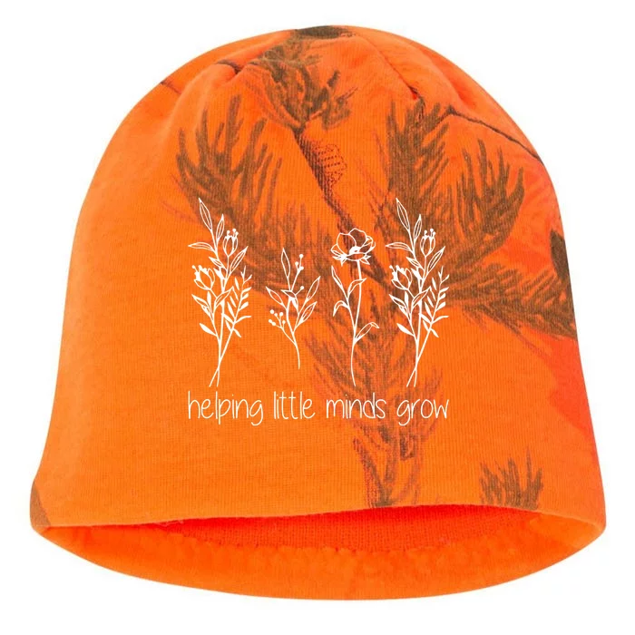 Helping Little Minds Grow Gift For Teacher Kati - Camo Knit Beanie