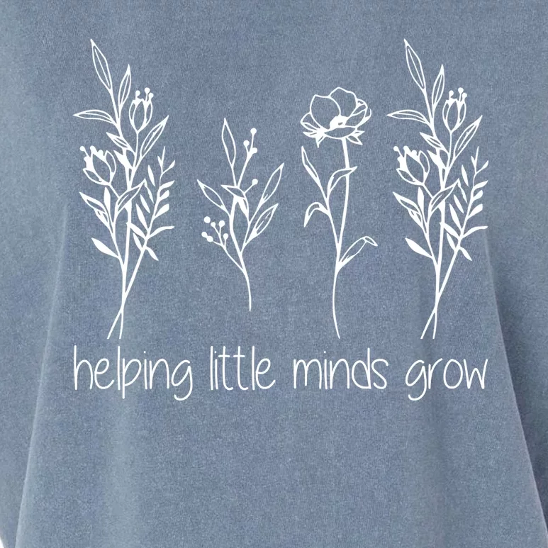 Helping Little Minds Grow Gift For Teacher Garment-Dyed Women's Muscle Tee