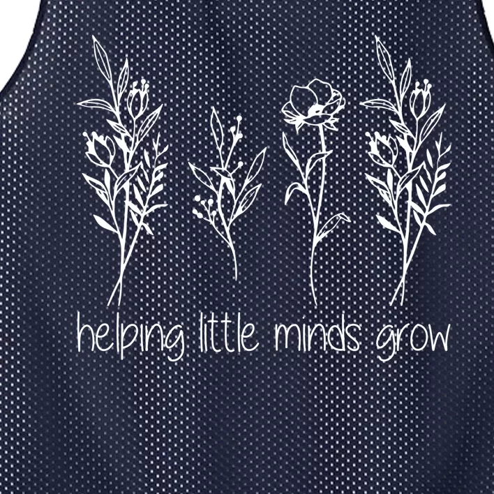 Helping Little Minds Grow Gift For Teacher Mesh Reversible Basketball Jersey Tank