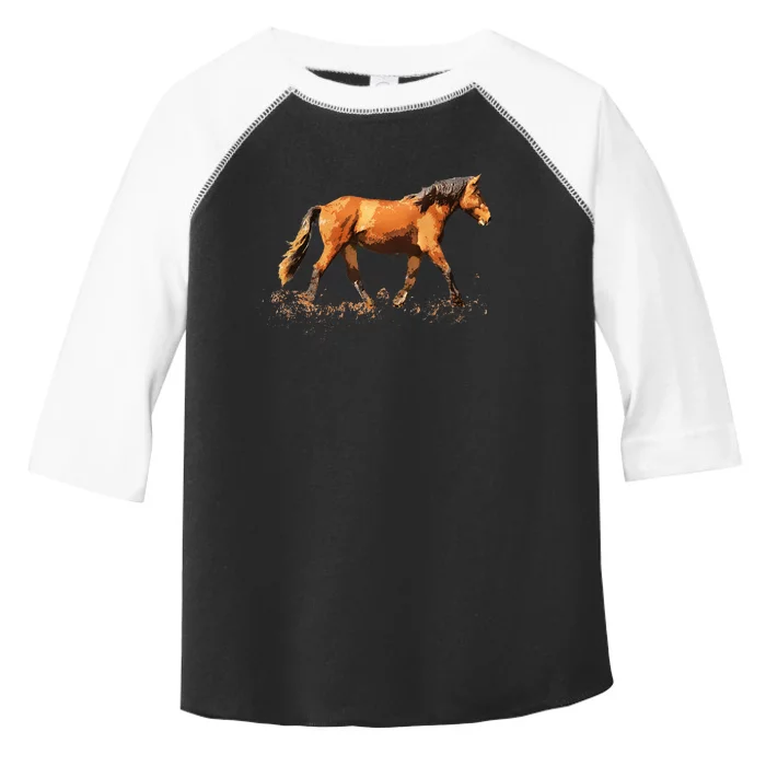 Horse Lover Man Woman Loves Horses Gift Rider Riding Toddler Fine Jersey T-Shirt