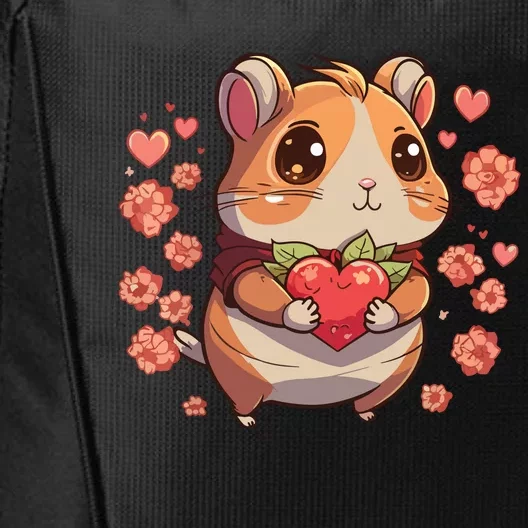 Hamster Lover Men Women Valentines Day Hamster City Backpack