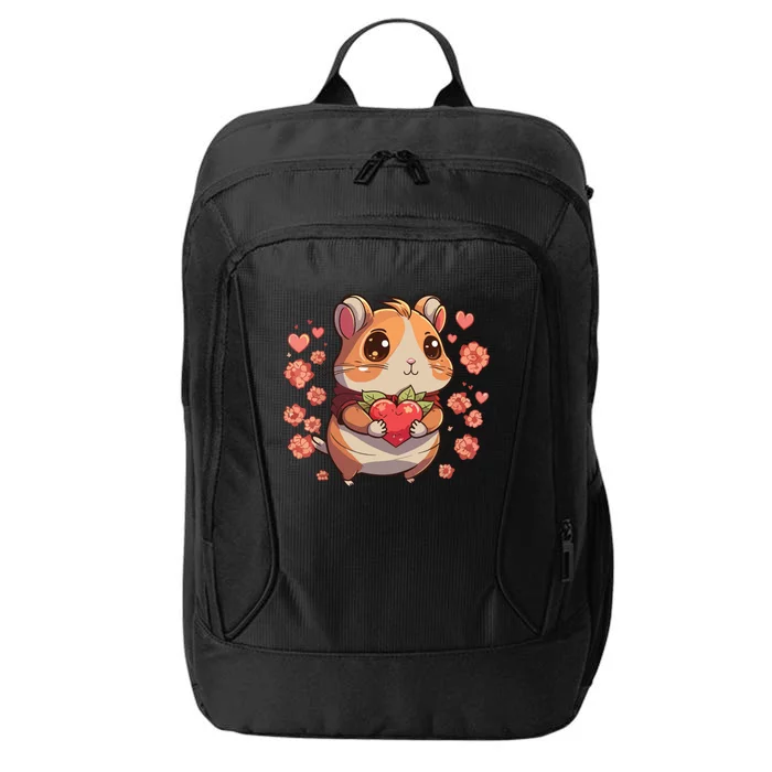 Hamster Lover Men Women Valentines Day Hamster City Backpack