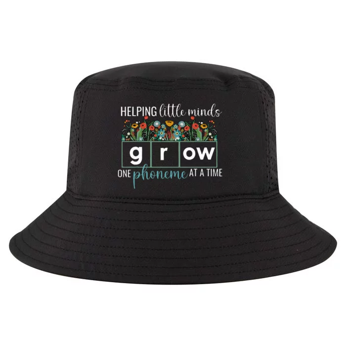 Helping Little Minds Grow One Phoneme At A Time Teacher Cool Comfort Performance Bucket Hat