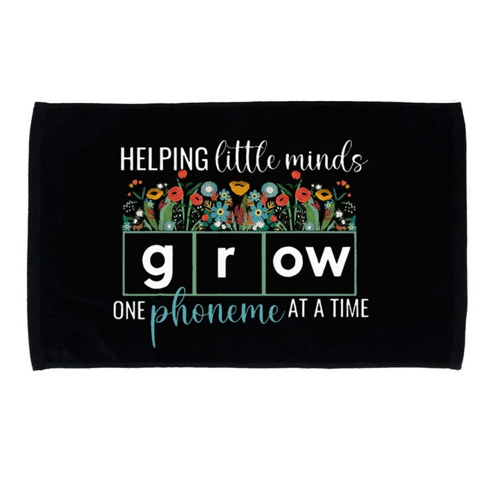 Helping Little Minds Grow One Phoneme At A Time Teacher Microfiber Hand Towel