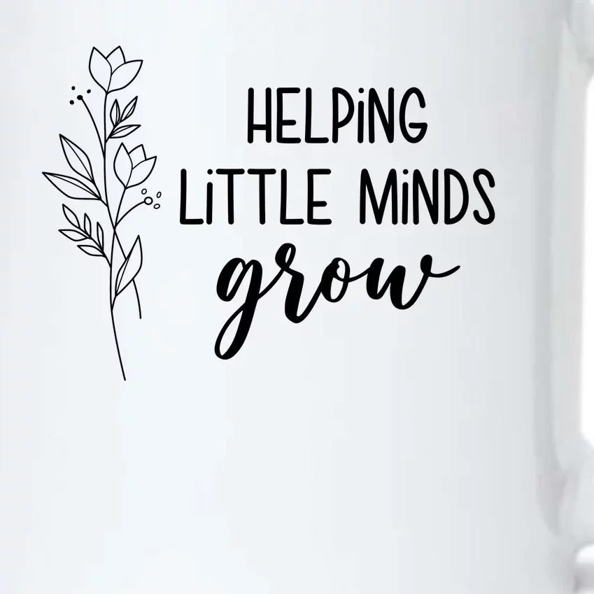 Helping Little Minds Grow Educator Teacher Black Color Changing Mug