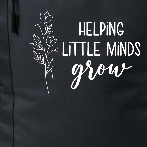 Helping Little Minds Grow Educator Teacher Daily Commute Backpack