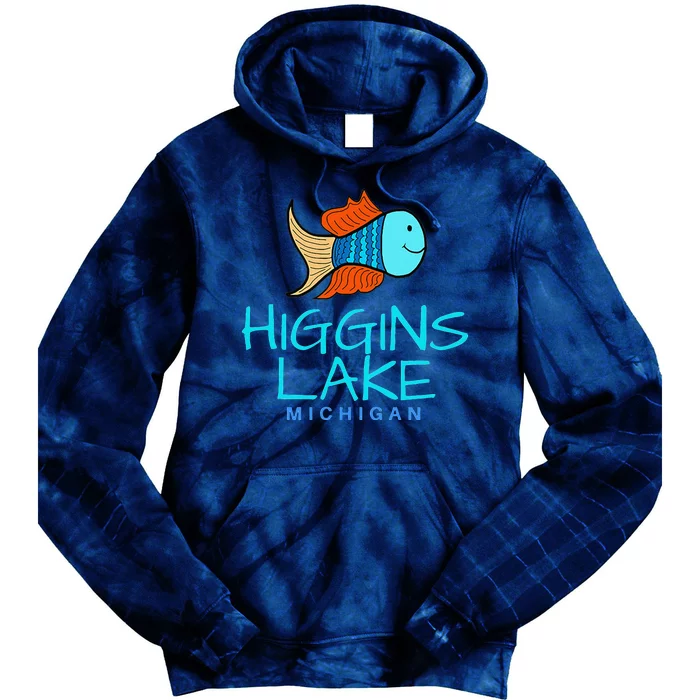 Higgins Lake Michigan , Boaters And Anglers MI Tie Dye Hoodie