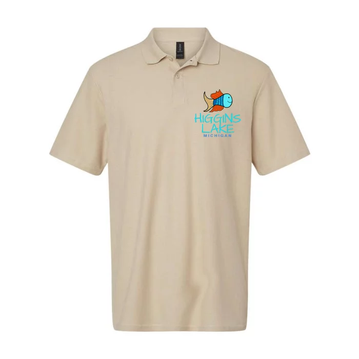 Higgins Lake Michigan , Boaters And Anglers MI Softstyle Adult Sport Polo