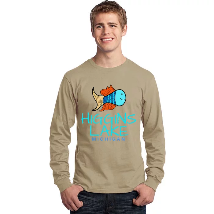 Higgins Lake Michigan , Boaters And Anglers MI Tall Long Sleeve T-Shirt