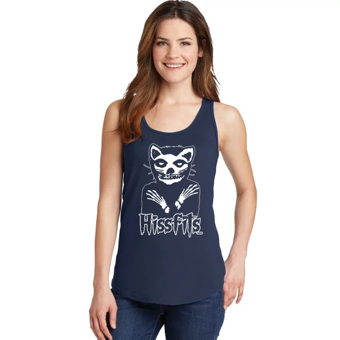 Hissfits Love Music Cute Kittens Rock Band Ladies Essential Tank