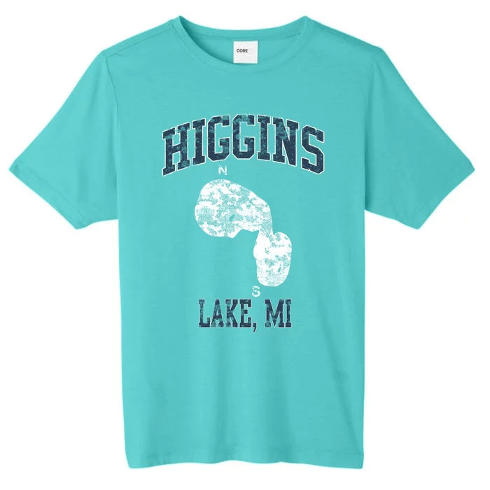 Higgins Lake Michigan Vintage ChromaSoft Performance T-Shirt