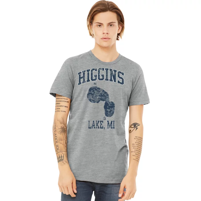 Higgins Lake Michigan Vintage Premium T-Shirt