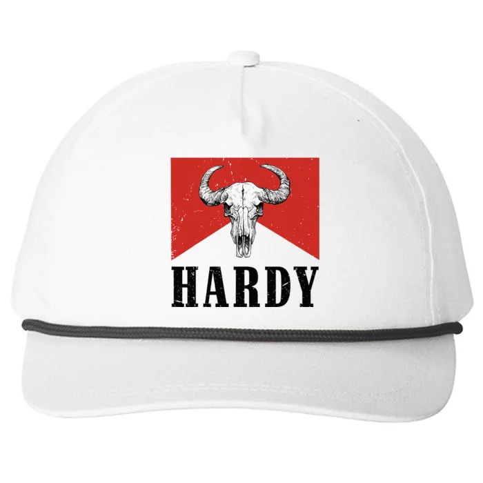 H.A.R.D.Y Last Name H.A.R.D.Y Family Western Style Snapback Five-Panel Rope Hat