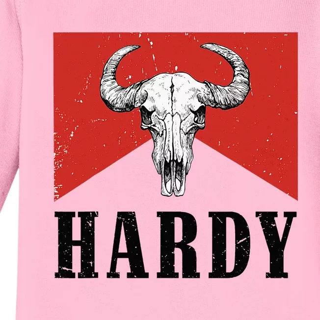 H.A.R.D.Y Last Name Family Western Style Baby Long Sleeve Bodysuit