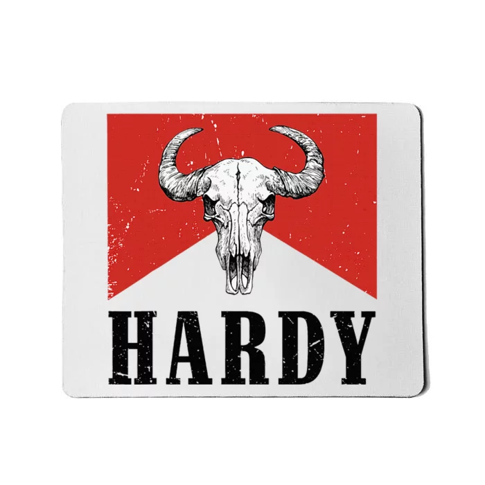 H.A.R.D.Y Last Name Family Western Style Mousepad