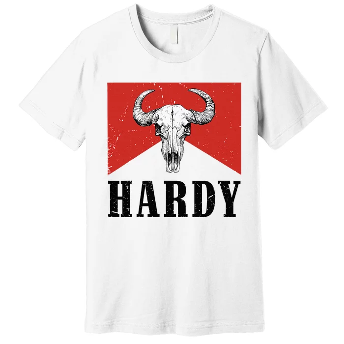 H.A.R.D.Y Last Name Family Western Style Premium T-Shirt