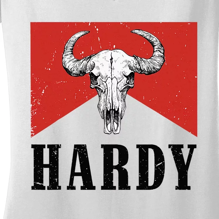 H.A.R.D.Y Last Name Family Western Style Women's V-Neck T-Shirt