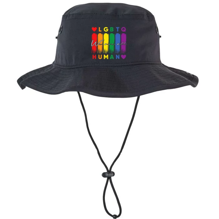 Human LGBTQ Pride Month Rainbow Legacy Cool Fit Booney Bucket Hat