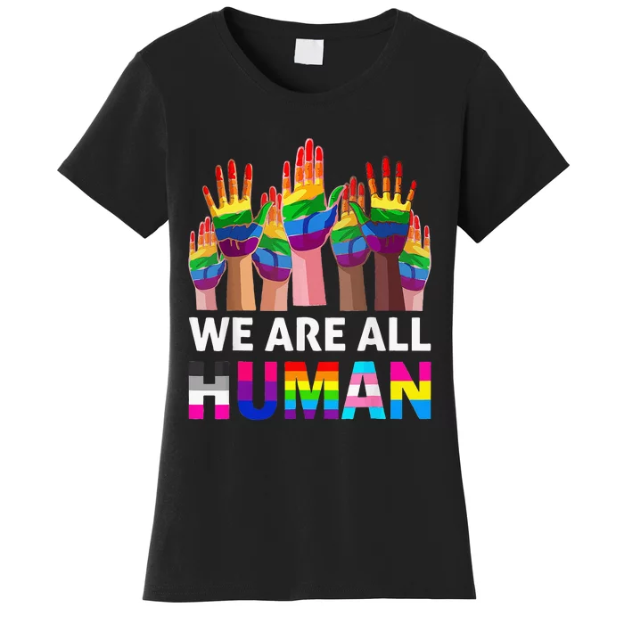 Human LGBT Pride Parade Women's T-Shirt