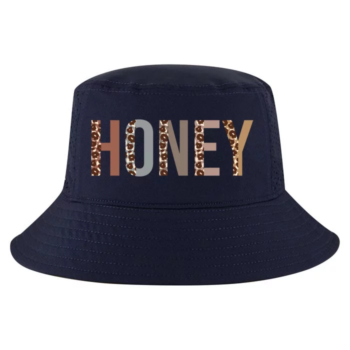 Honey Leopard Print Mom Cute Mothers Day Funny Grandma Gift Cool Comfort Performance Bucket Hat