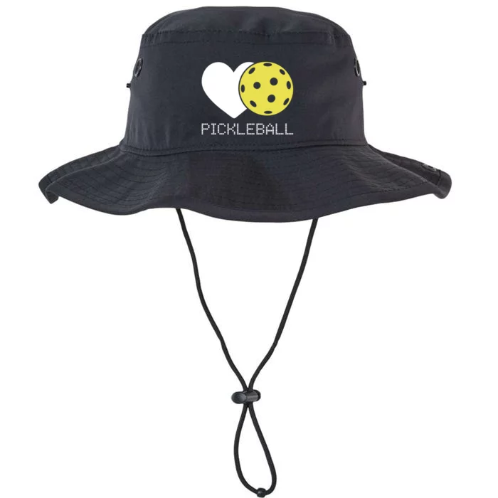 Heart Love Pickleball Gift Legacy Cool Fit Booney Bucket Hat