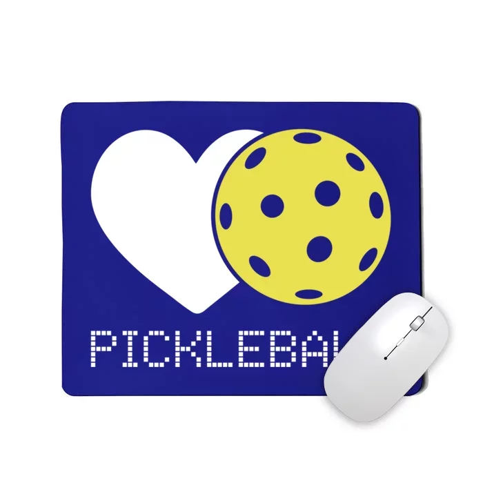 Heart Love Pickleball Gift Mousepad