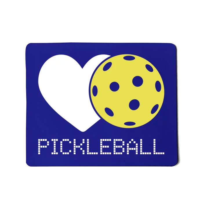 Heart Love Pickleball Gift Mousepad