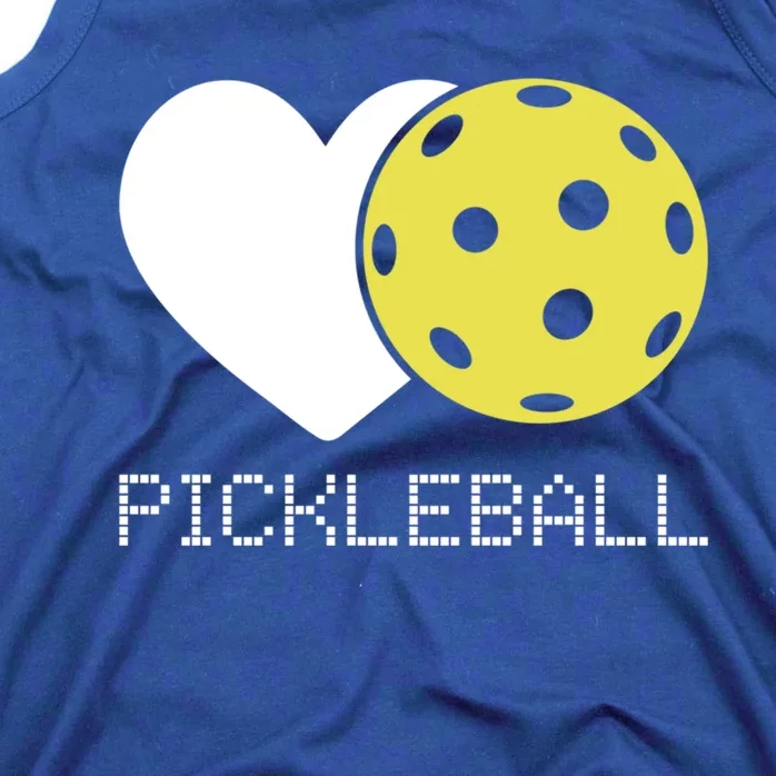 Heart Love Pickleball Gift Tank Top