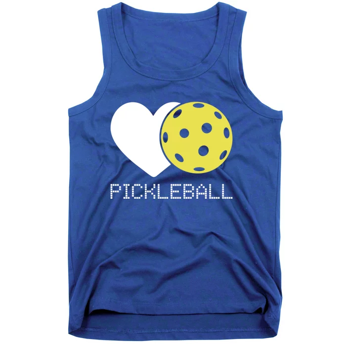 Heart Love Pickleball Gift Tank Top