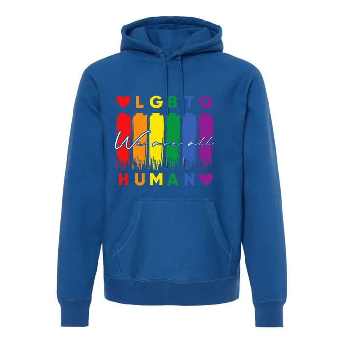 Human Lgbtq Pride Month Premium Hoodie