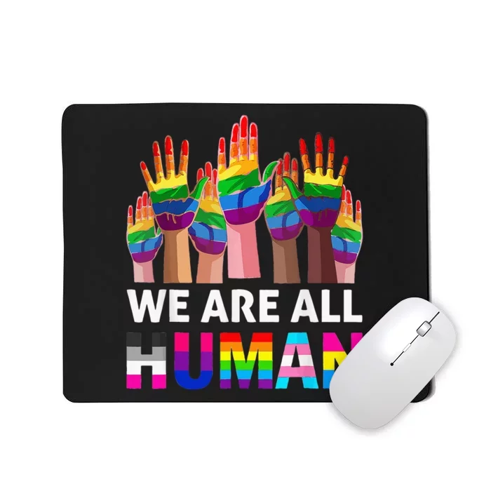 Human LGBT Pride Parade Plus Size Mousepad