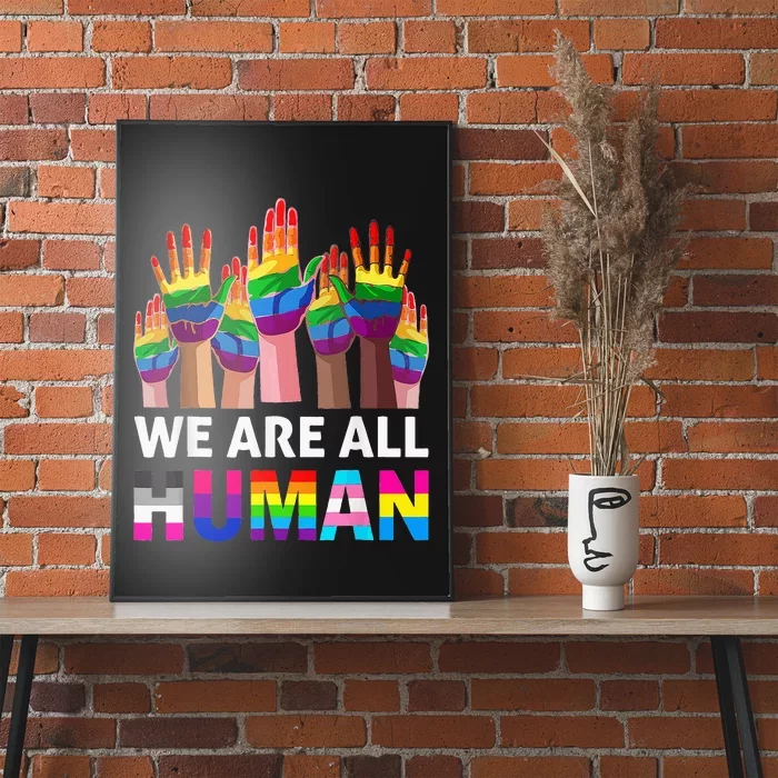 Human LGBT Pride Parade Plus Size Poster