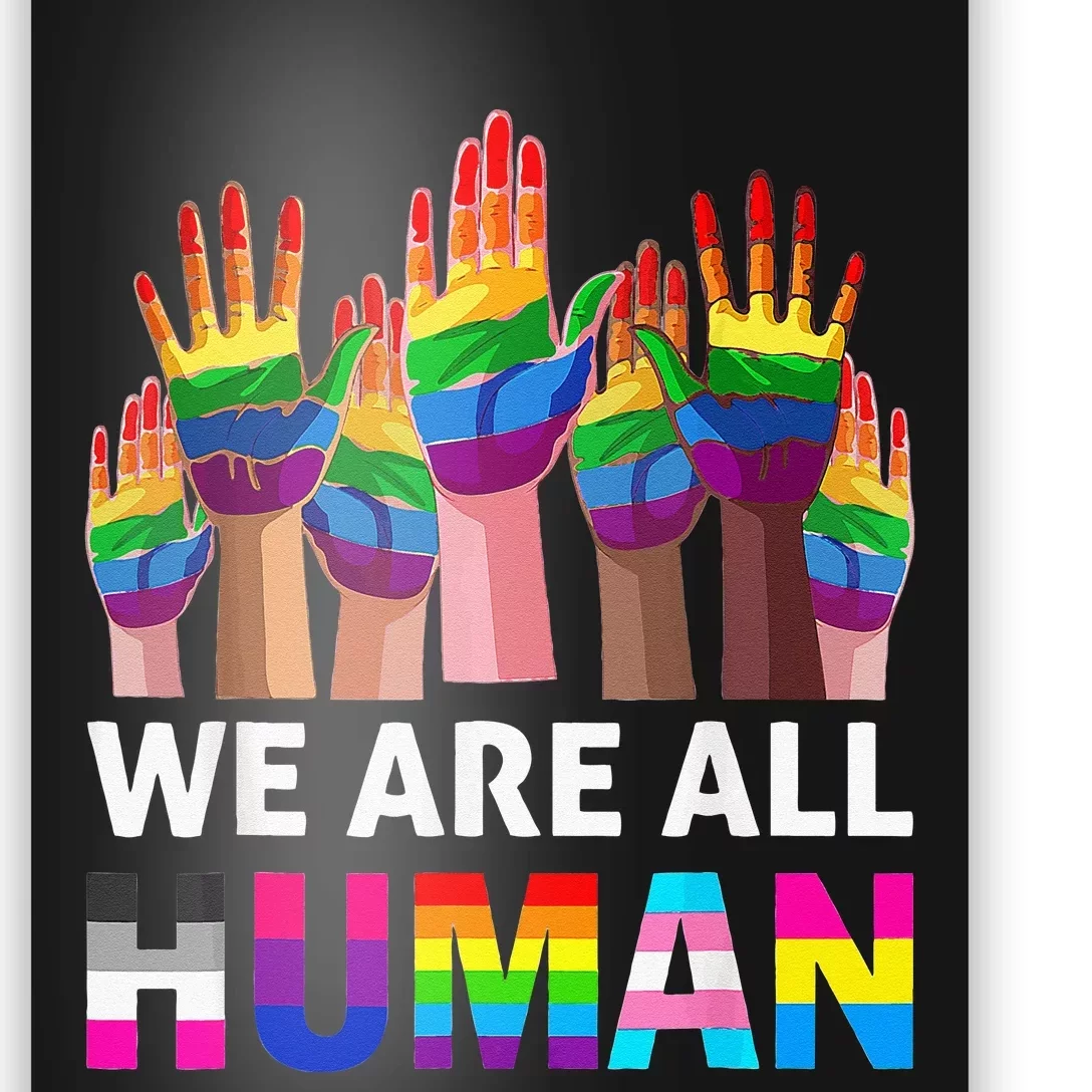 Human LGBT Pride Parade Plus Size Poster