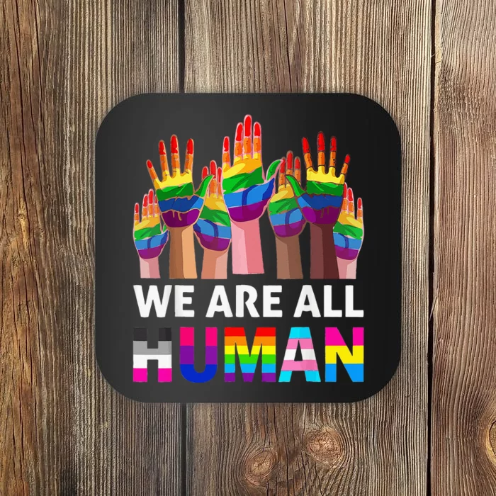 Human LGBT Pride Parade Plus Size Coaster