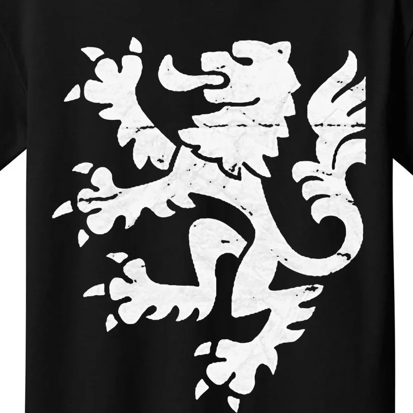 Holland Lion Retro Style Kids T-Shirt