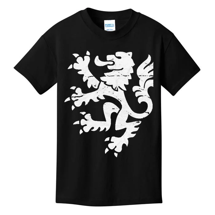 Holland Lion Retro Style Kids T-Shirt