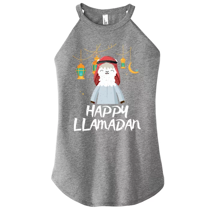 Happy Llamadan Ramadan Kareem Llama Lovers Gift Cool Gift Meaningful Gift Women’s Perfect Tri Rocker Tank