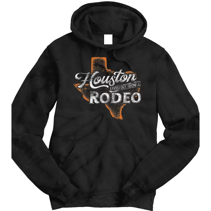 Houston Livestock  Rodeo S Western Aztec Tie Dye Hoodie