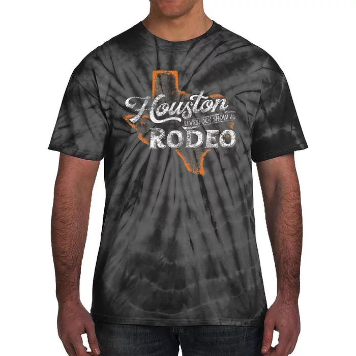 Houston Livestock  Rodeo S Western Aztec Tie-Dye T-Shirt