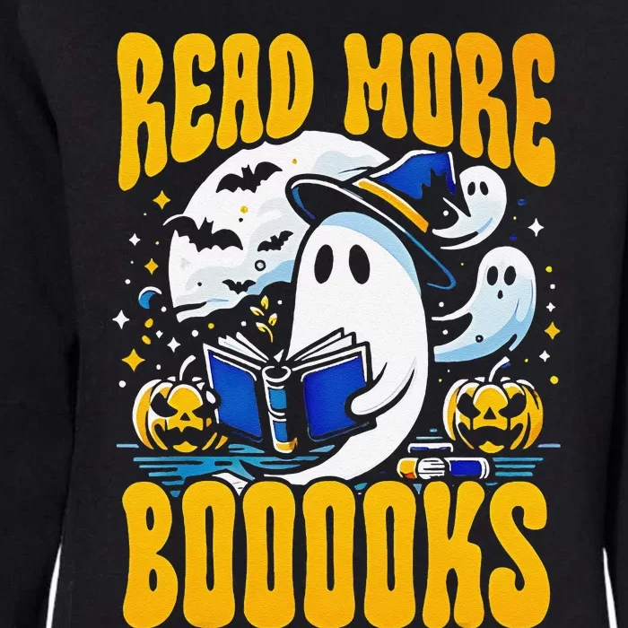 Halloween Library Read More Booooks Womens California Wash Sweatshirt