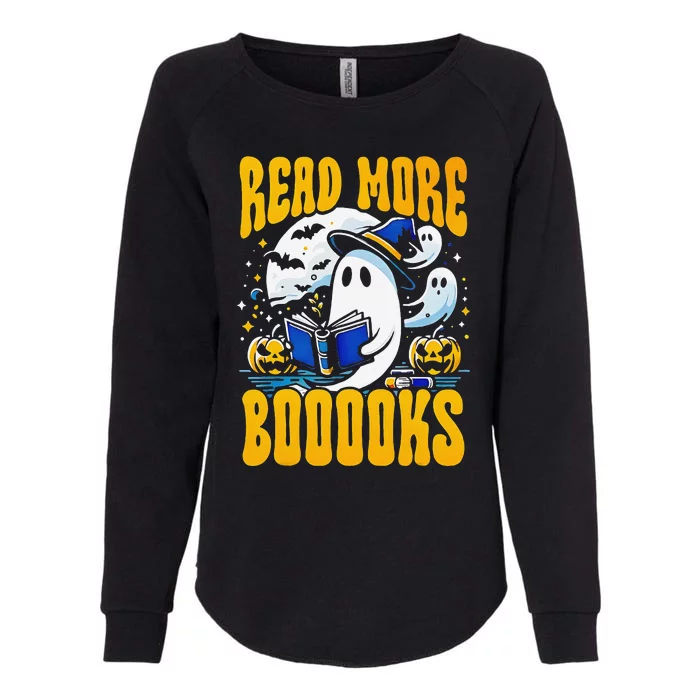 Halloween Library Read More Booooks Womens California Wash Sweatshirt