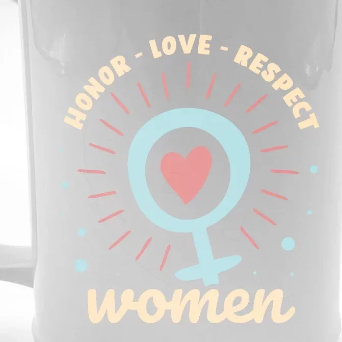 Honor Love Respect Front & Back Beer Stein