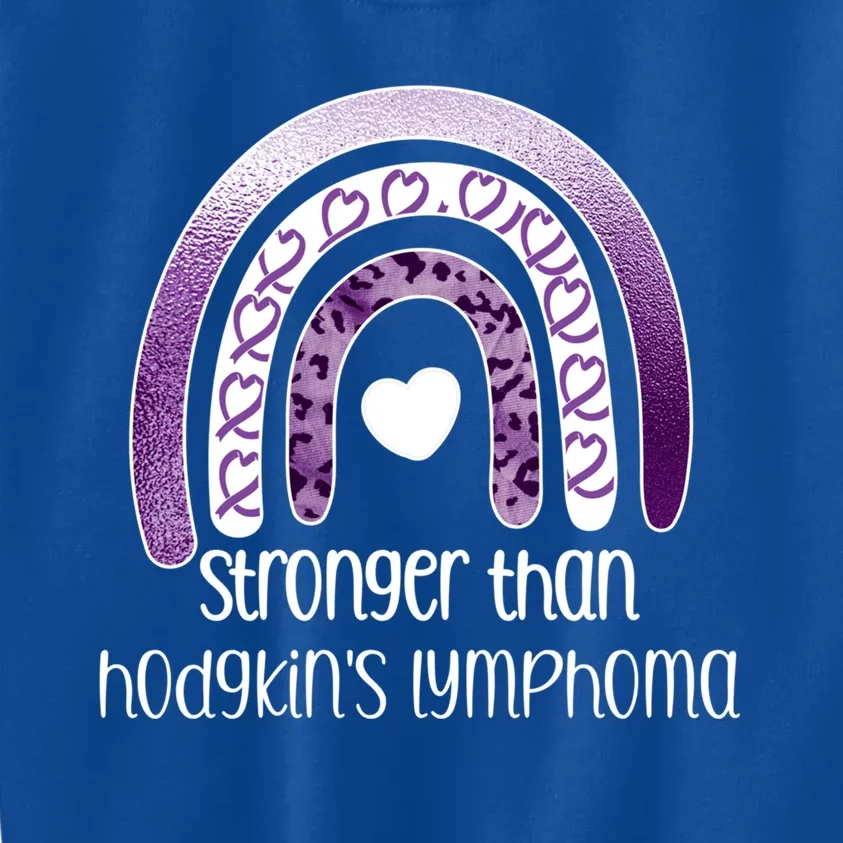 Hodgkin's Lymphoma Survivor Cancer Warrior Gift Kids Sweatshirt