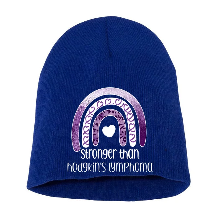 Hodgkin's Lymphoma Survivor Cancer Warrior Gift Short Acrylic Beanie