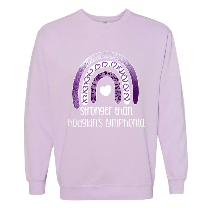 Hodgkin's Lymphoma Survivor Cancer Warrior Gift Garment-Dyed Sweatshirt