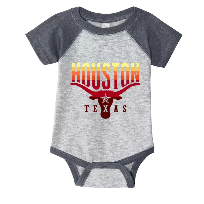 Houston Longhorn Sunset Logo Infant Baby Jersey Bodysuit