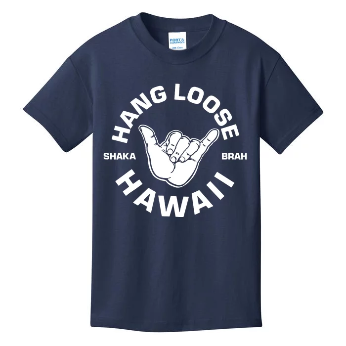 Hang Loose Shaka Brah Hawaii Kids T-Shirt