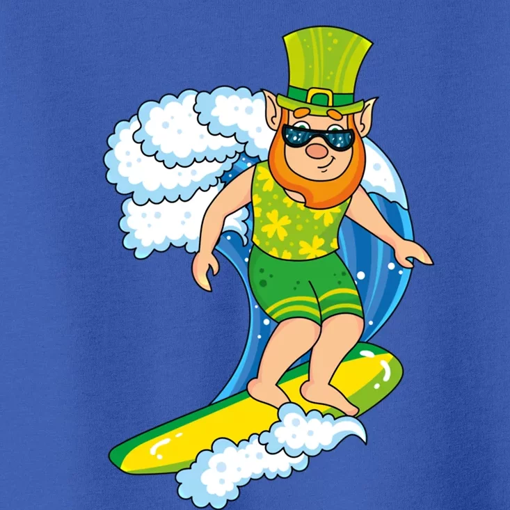 Hawaiian Leprechaun St Patricks Day Surfing Leprechaun Cute Gift Toddler T-Shirt