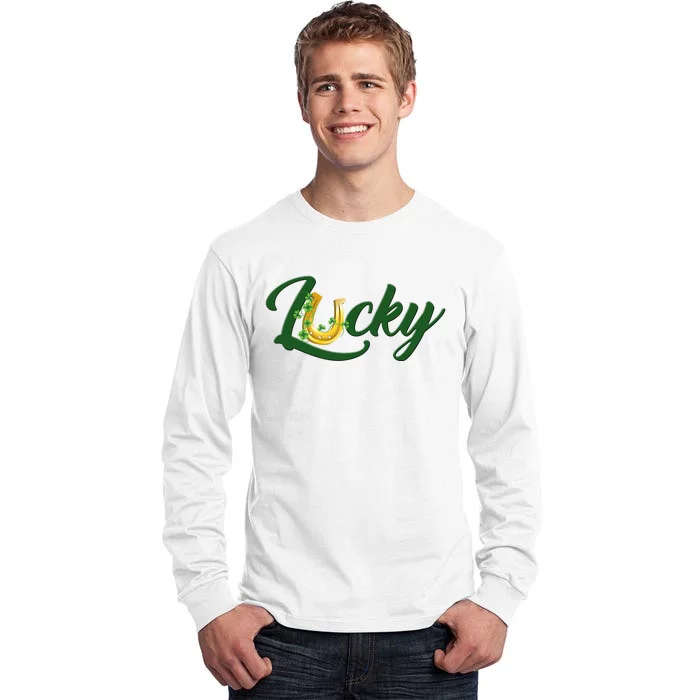 Horseshoe Lucky St Patrick's Day Tall Long Sleeve T-Shirt